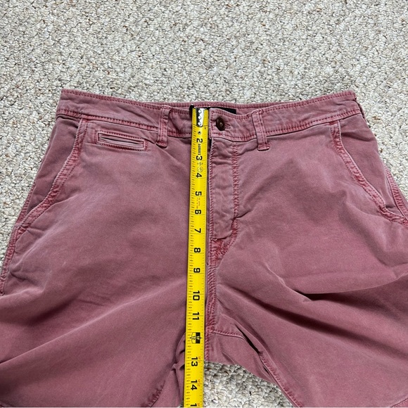 American Eagle Outfitters Extreme Flex Chino Shorts Red Mens Size 33 - Picture 8 of 11